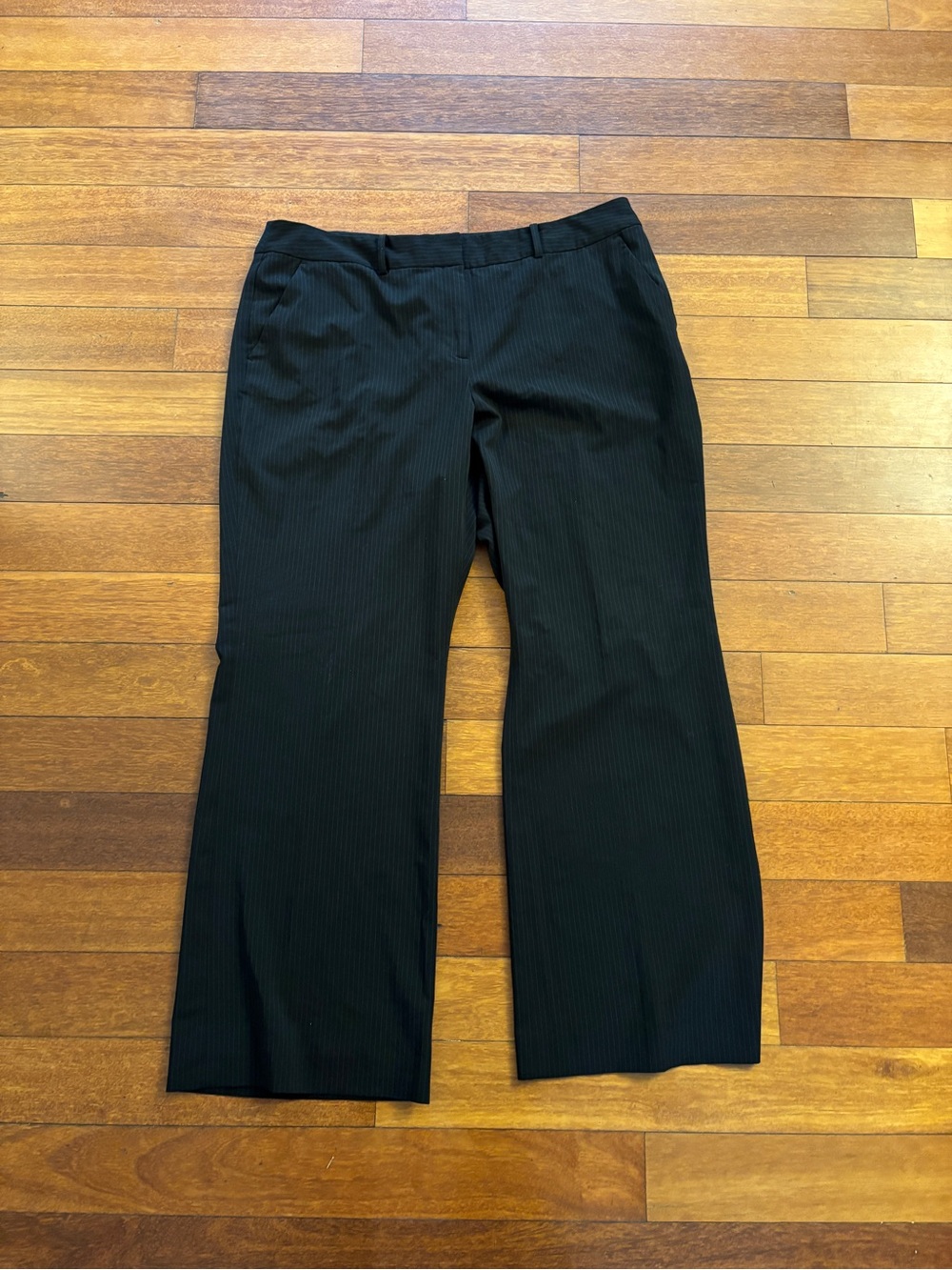 Liz Claiborne Black Pinstripe Dress Pants size 18